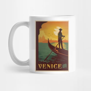 Venice Italy Vintage Travel Art Mug